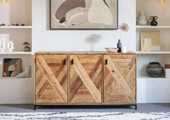 reclaimed wooden sideboard