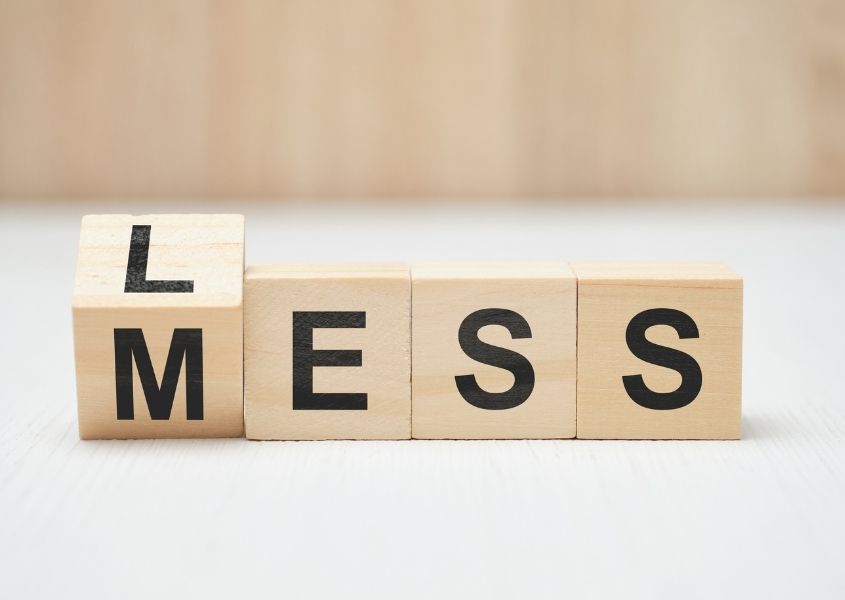 Less mess wooden cubes