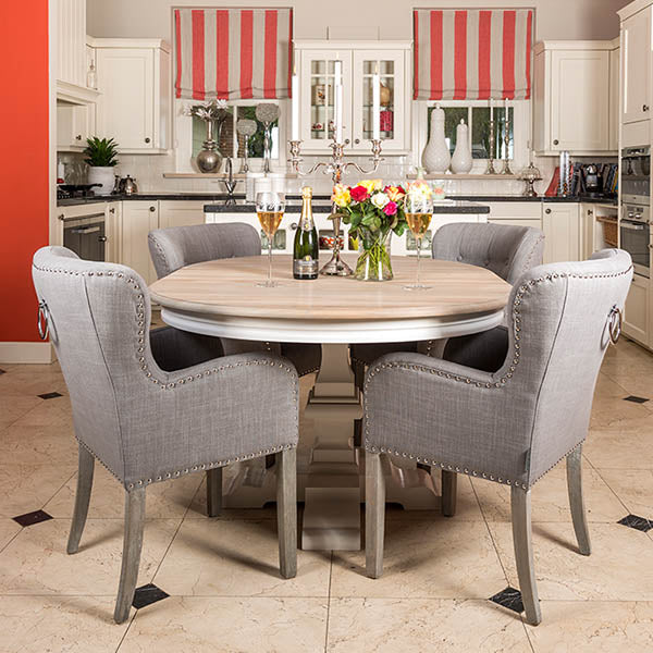 Hoxton Oak Round Dining Table