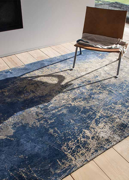 Louis de Poortere Depp Blue Abyss Rug