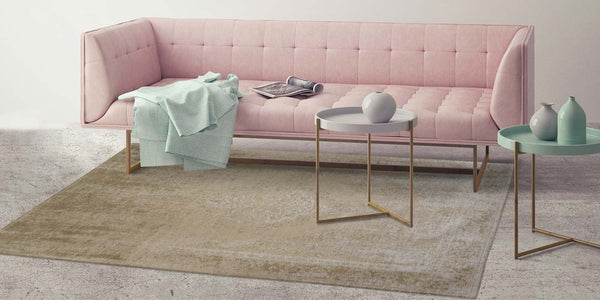 Louis De Poortere Fading World Rug - Beige Cream