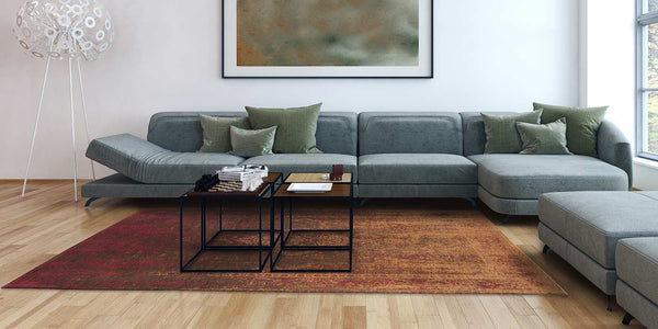 Louis De Poortere Fading World Rug - Mango Brown