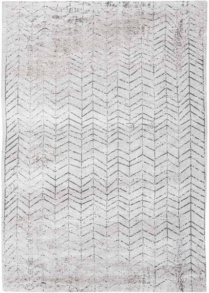 Louis de Poortere Mad Men Black on White Rug