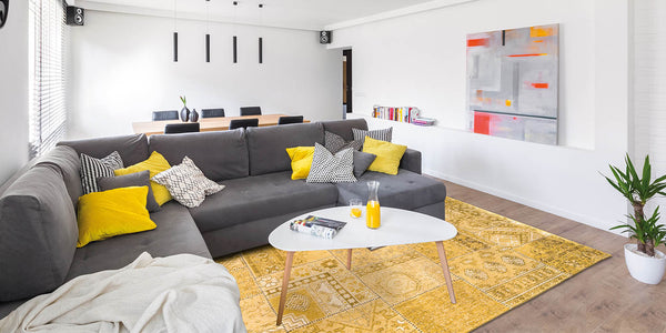 Louis de Poortere Khayma Farrago Palmyra Gold Rug