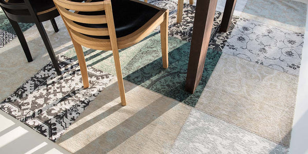 Louis de Poortere Vintage Patchwork Green Rug