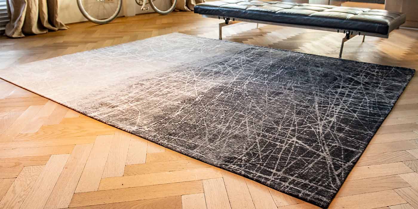 Louis de Poortere Mad Men Wind Chill Grey Rug