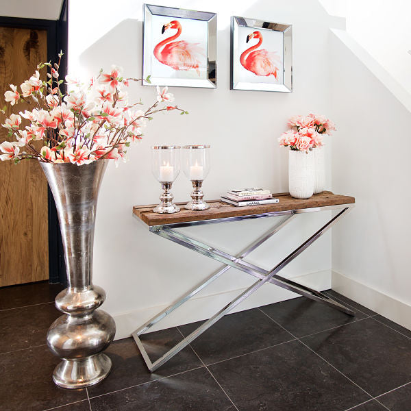 Luxe Kensington Reclaimed Wood Console Table