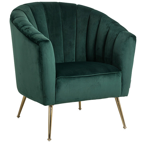 Alexandra Green Velvet Armchair