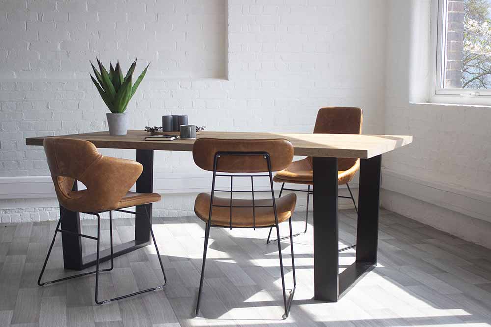 Amalfi U Bar Oak Dining Table