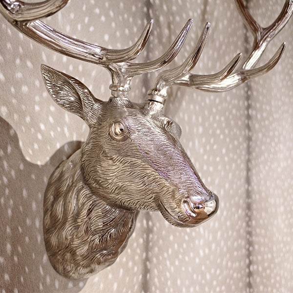 Antler Stag Metal Decoration