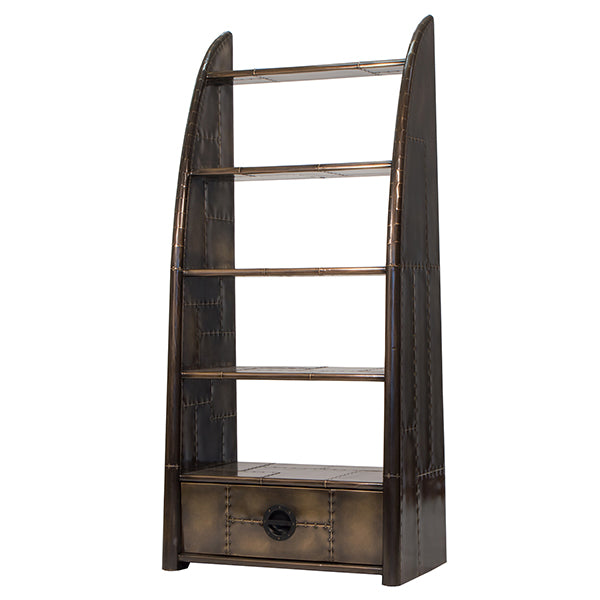 Aviator Vintage Jet Bookcase
