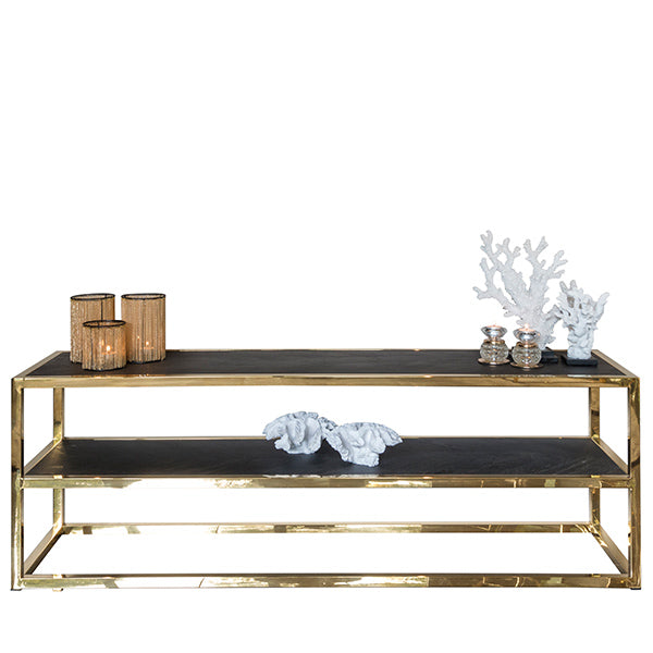 Blackbone Industrial Oak TV Unit