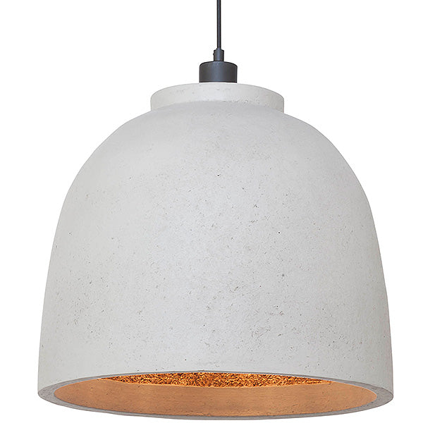 Bordur White Woodchip Pendant Light