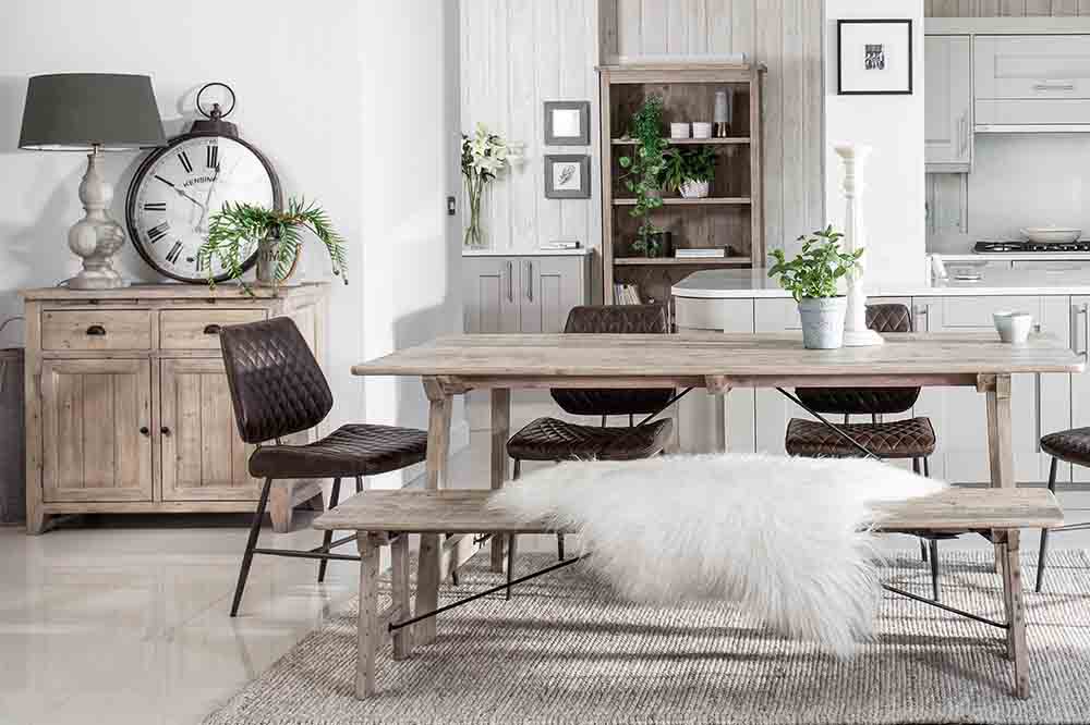 Chelwood Reclaimed Wood Sideboard in Dining Room