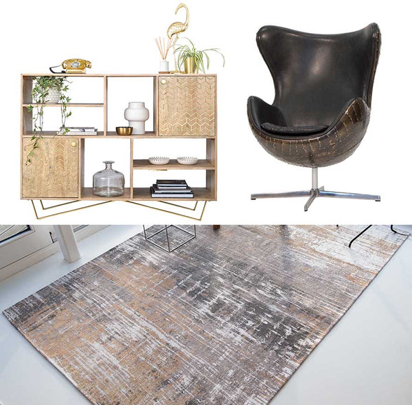 Chalfont Wooden Bookcase and Aviator Chair