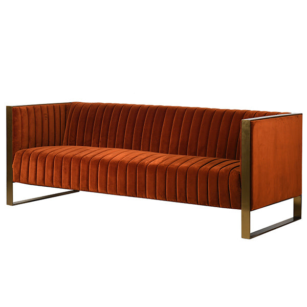 3 Seater Velvet Sofa