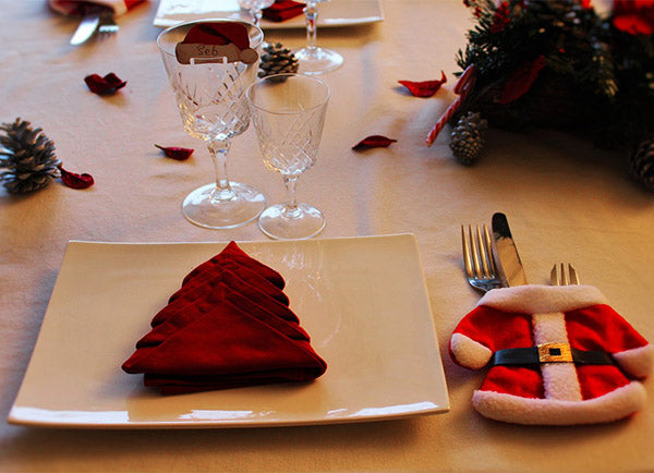 Christmas Decoration Table Setting