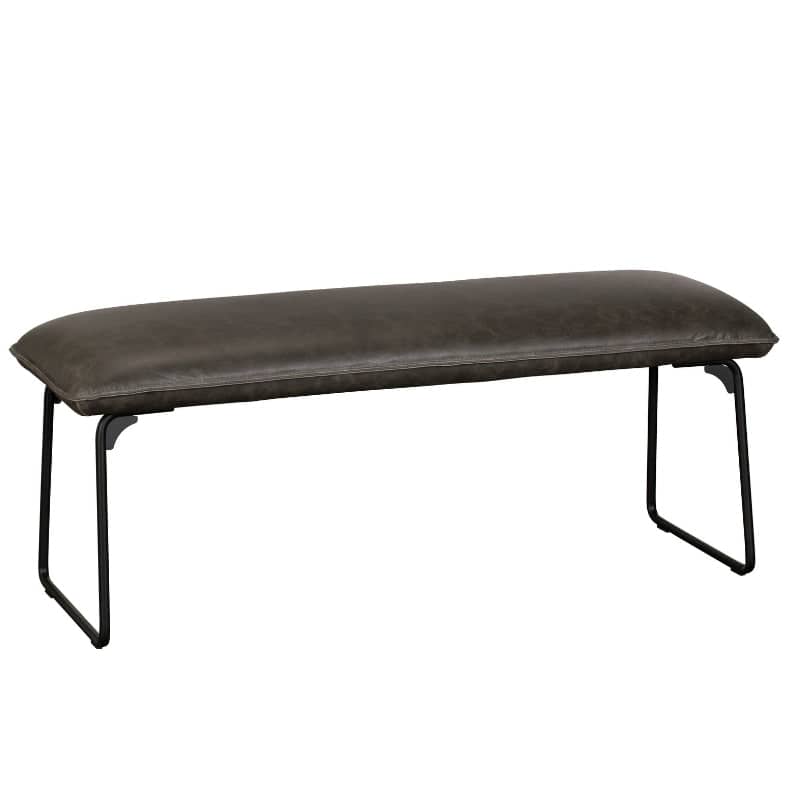 Cleo_Grey_Leather_Dining_Bench