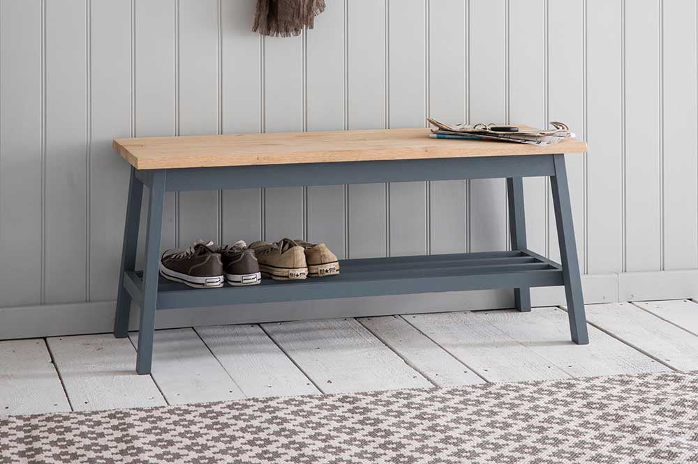 Clockhouse Wooden Hallway Bench