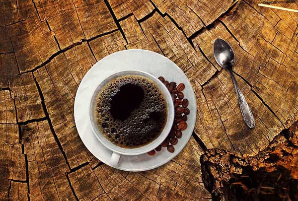Coffee on Wooden Table