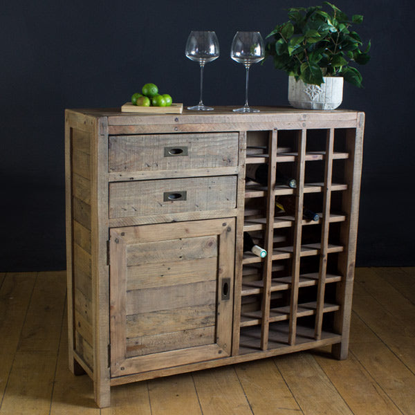 Cotswold Reclaimed Wood Wine Rack