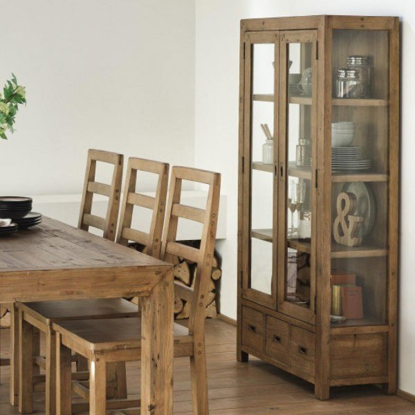 Cotswold Reclaimed Wood Display Cabinet