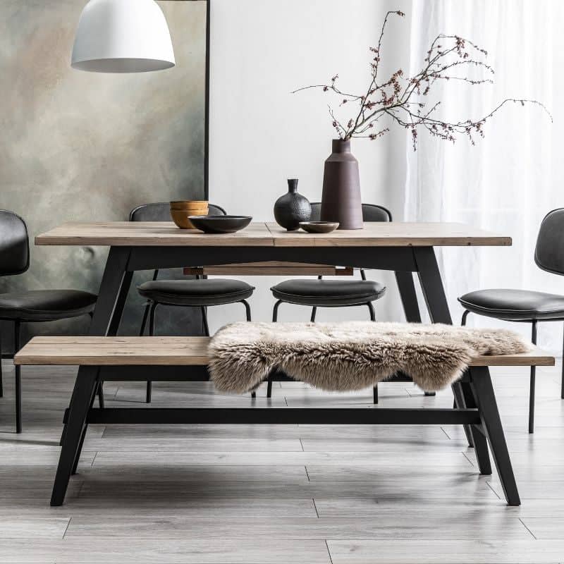 Luxe Kensington Reclaimed Wood Dining Table