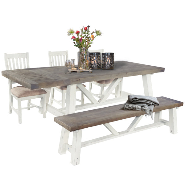 Dorset Reclaimed Wood Trestle Dining Table