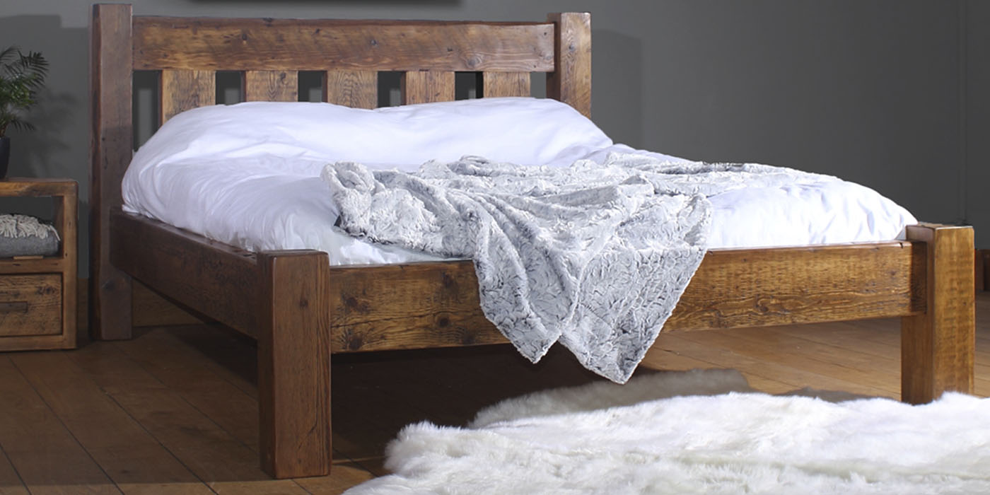 Beam Marlow Reclaimed Wood Bed