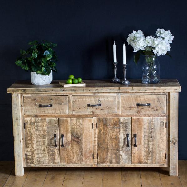 English Beam Reclaimed Wood Sideboard