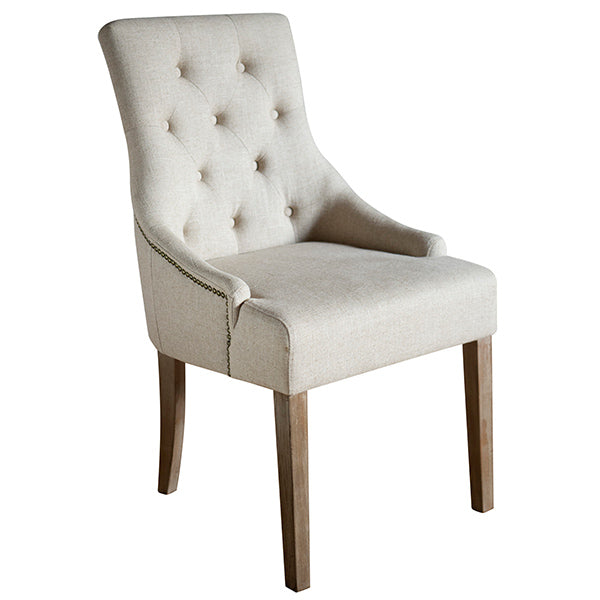 Florence Cream Fabric Dining Chair