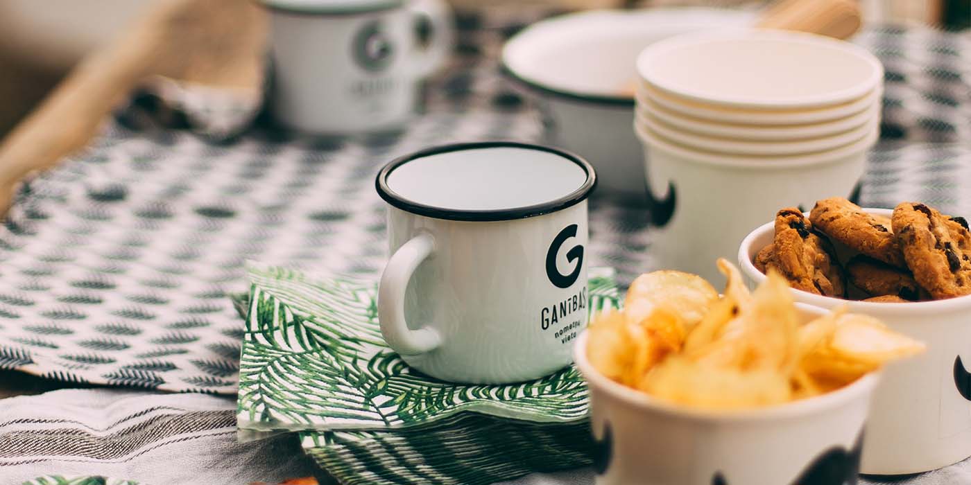 Food on Outdoor Dining Table