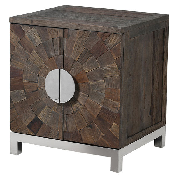 Glasgow Reclaimed Elm Side Table