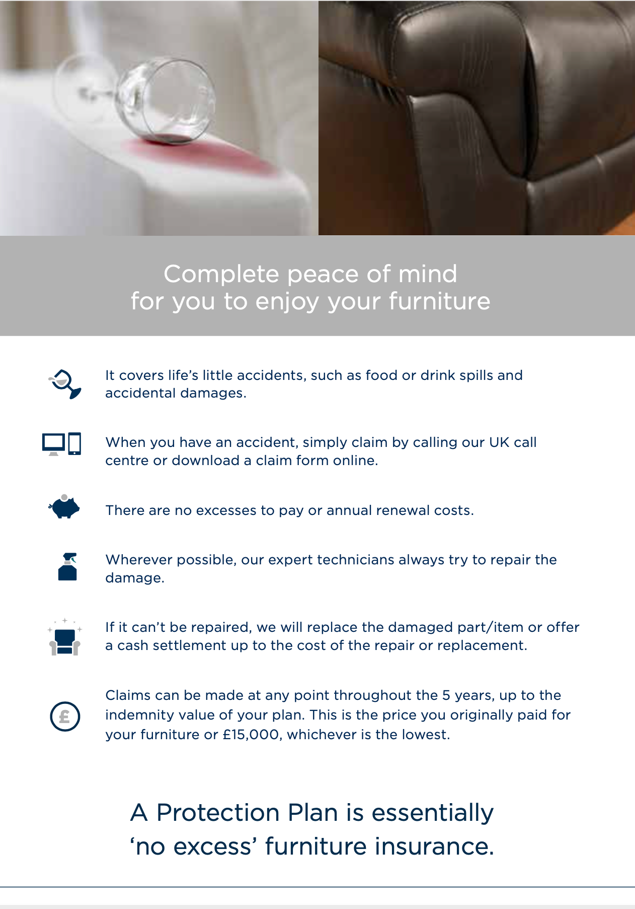 Guardsman Sofa & Armchair Furniture Protection Plan page 4