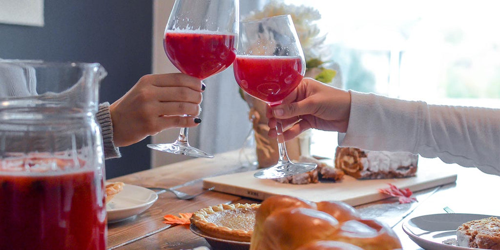 People holding glasses 