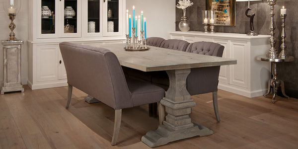 Hoxton Oak Farmhouse Dining Table