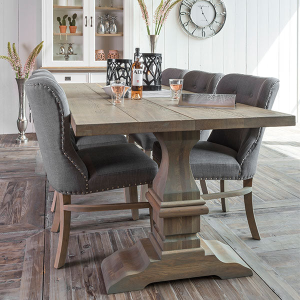 Hoxton Oak Farmhouse Dining Table