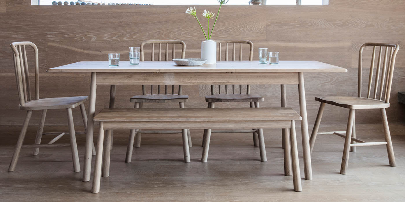 Hudson Living Wycombe Oak Dining Set