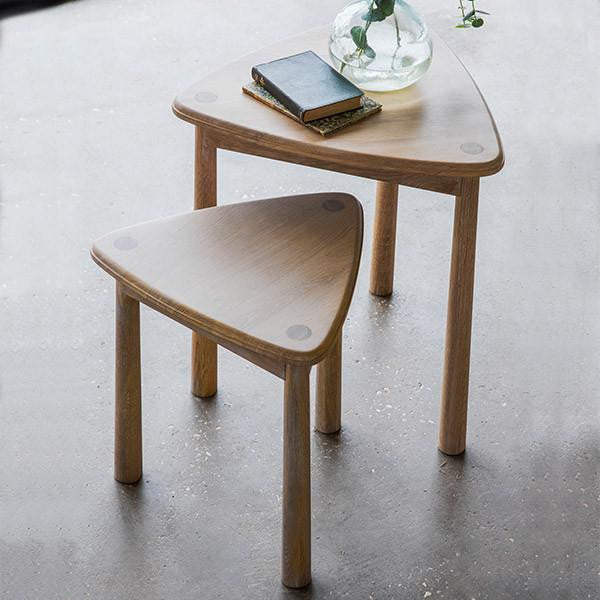 Hudson Living Wycombe Oak Nest of Tables