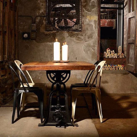 Hyatt Industrial Vintage Cafe Chairs (per set)