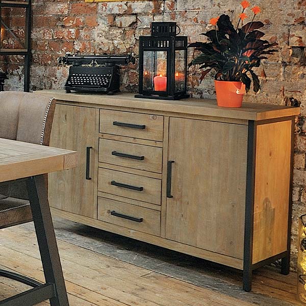 Lansdowne Industrial Reclaimed Wood Sideboard