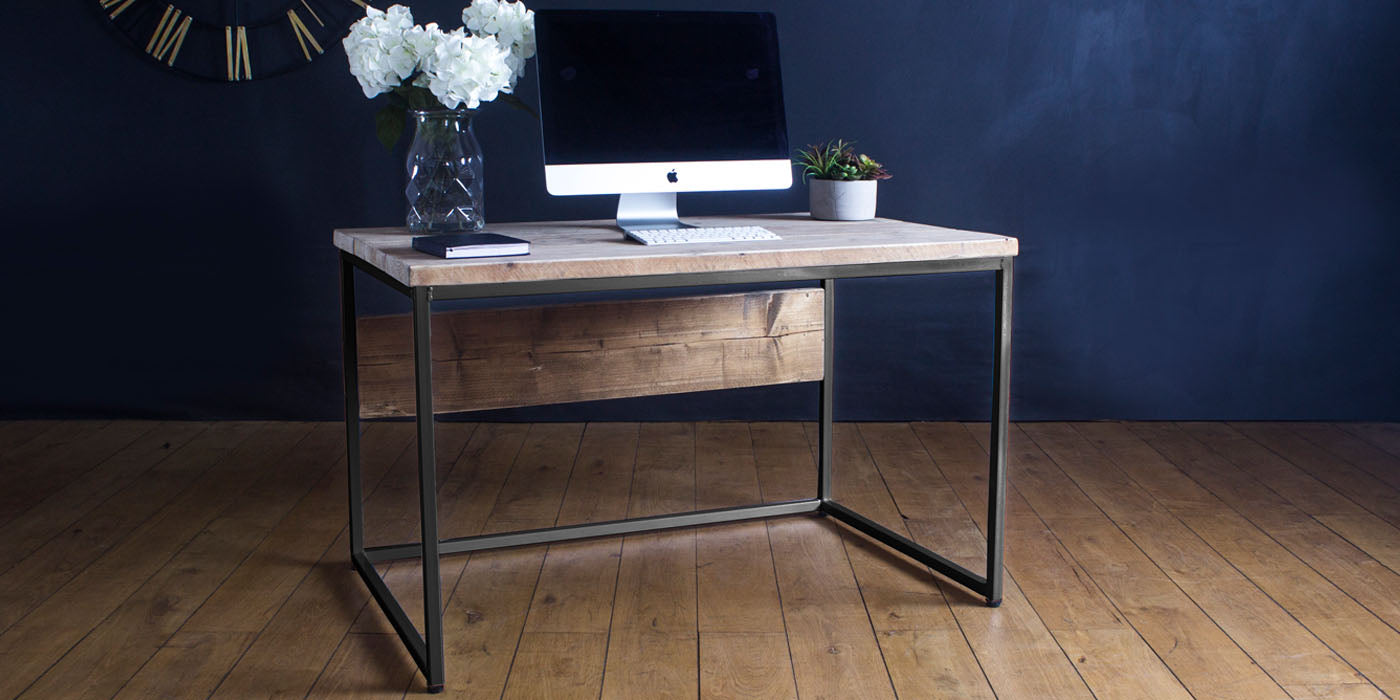 Oldman Industrial Reclaimed Wood Desk