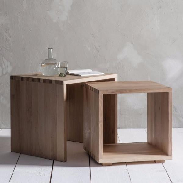 Hudson Living Kielder Oak Nest of Tables