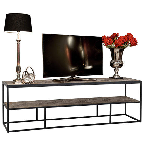 Kingsbridge Reclaimed Oak Wood TV Unit