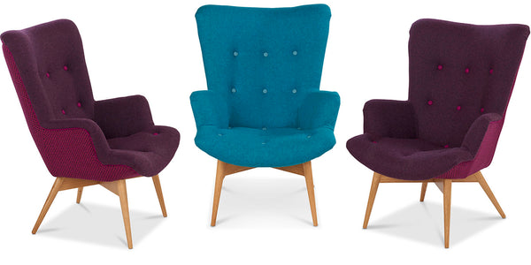 Kirk Moon Wool Armchair