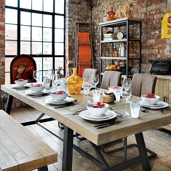 Lansdowne Industrial Reclaimed Table