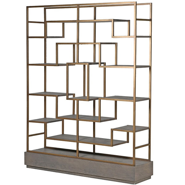 Livia Oak Display Unit