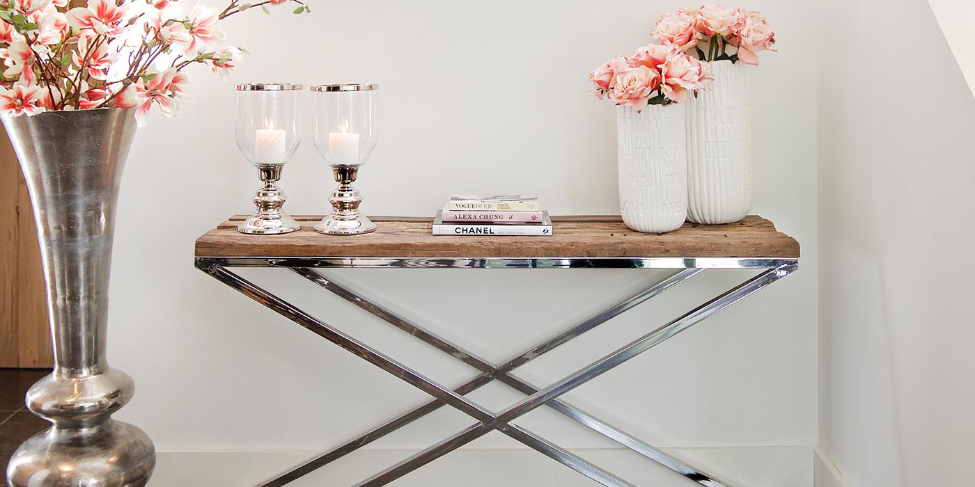 Luxe Kensington Reclaimed Wood Console Table