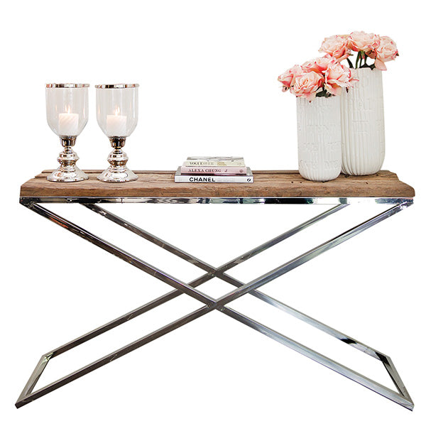Luxe Kensington Reclaimed Wood Console Table