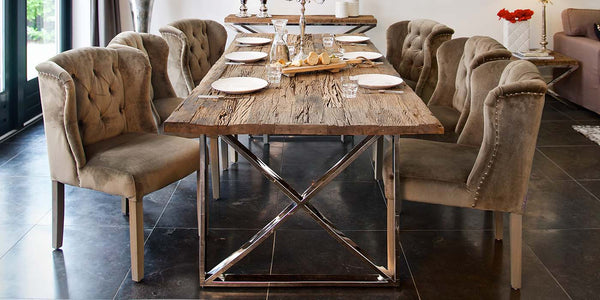 Luxe Kensington Reclaimed Wood Dining Table